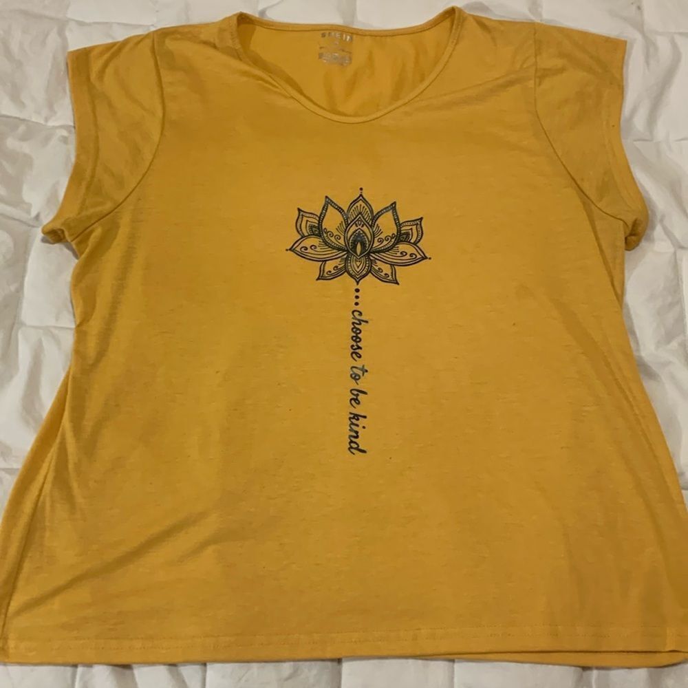 SHEIN, XL, “choose to be kind”, T shirt, scoop neck